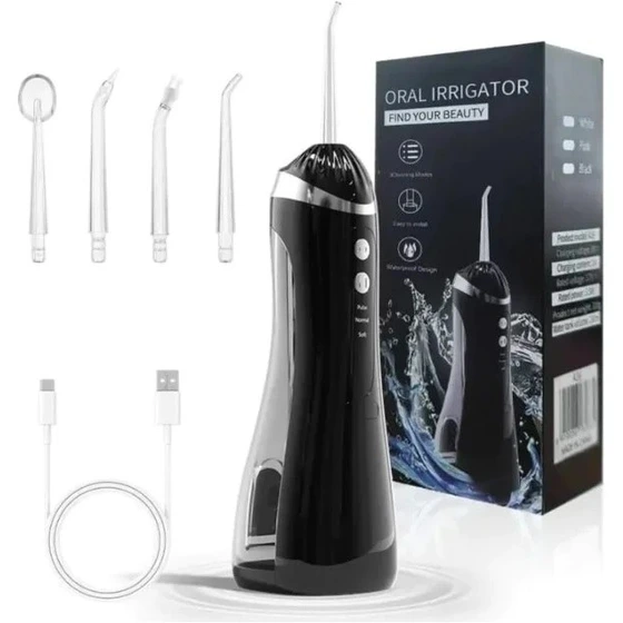 واتر جت A16 دندان و دهانشوی شارژی مدل - ORAL IRRIGATOR چهار کاره