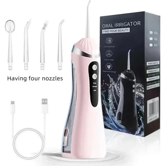 واتر جت A16 دندان و دهانشوی شارژی مدل - ORAL IRRIGATOR چهار کاره